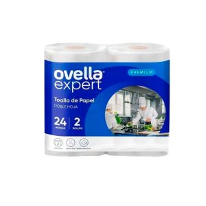 TOALLA OVELLA DH CAJA 8 PACK DE 2 UDS 24MTS
