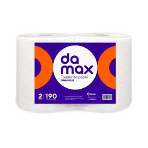 TOALLA DAMAX 250 MTS X 2 ROLLOS