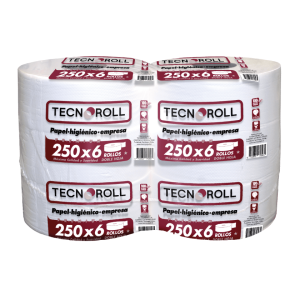 PAPEL HIGIÉNICO TECNOROLL DH 6 UN X 250 MTS