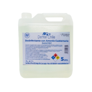DESINFECTANTE AMONIO CUATERNARIO SANITEC DETTER 5 LITROS