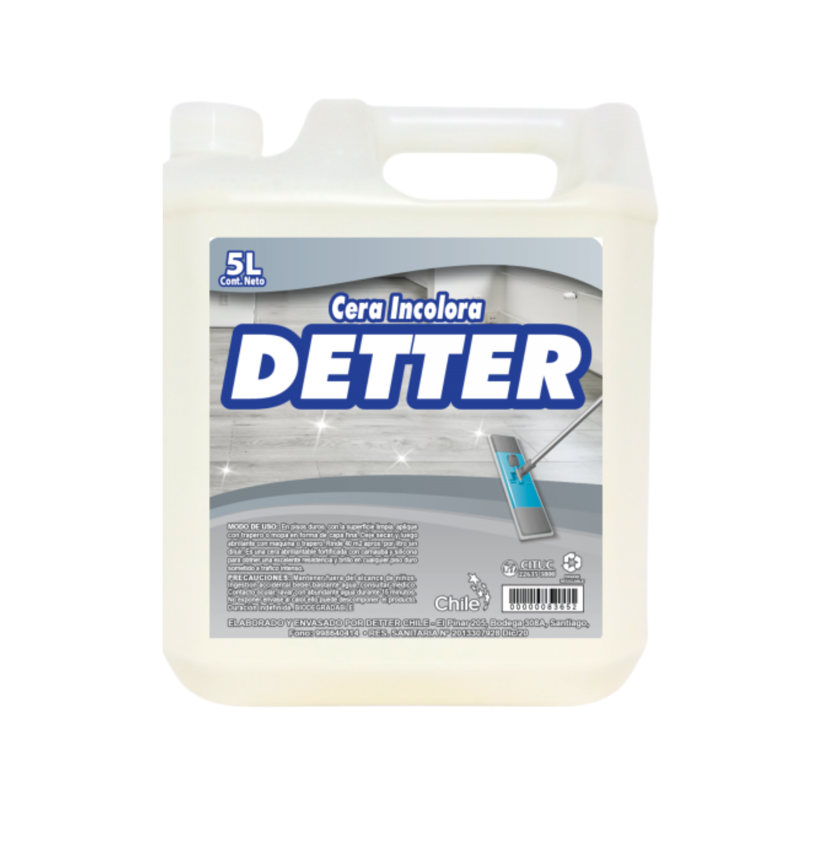 CERA INCOLORA DETTER 5 LITROS